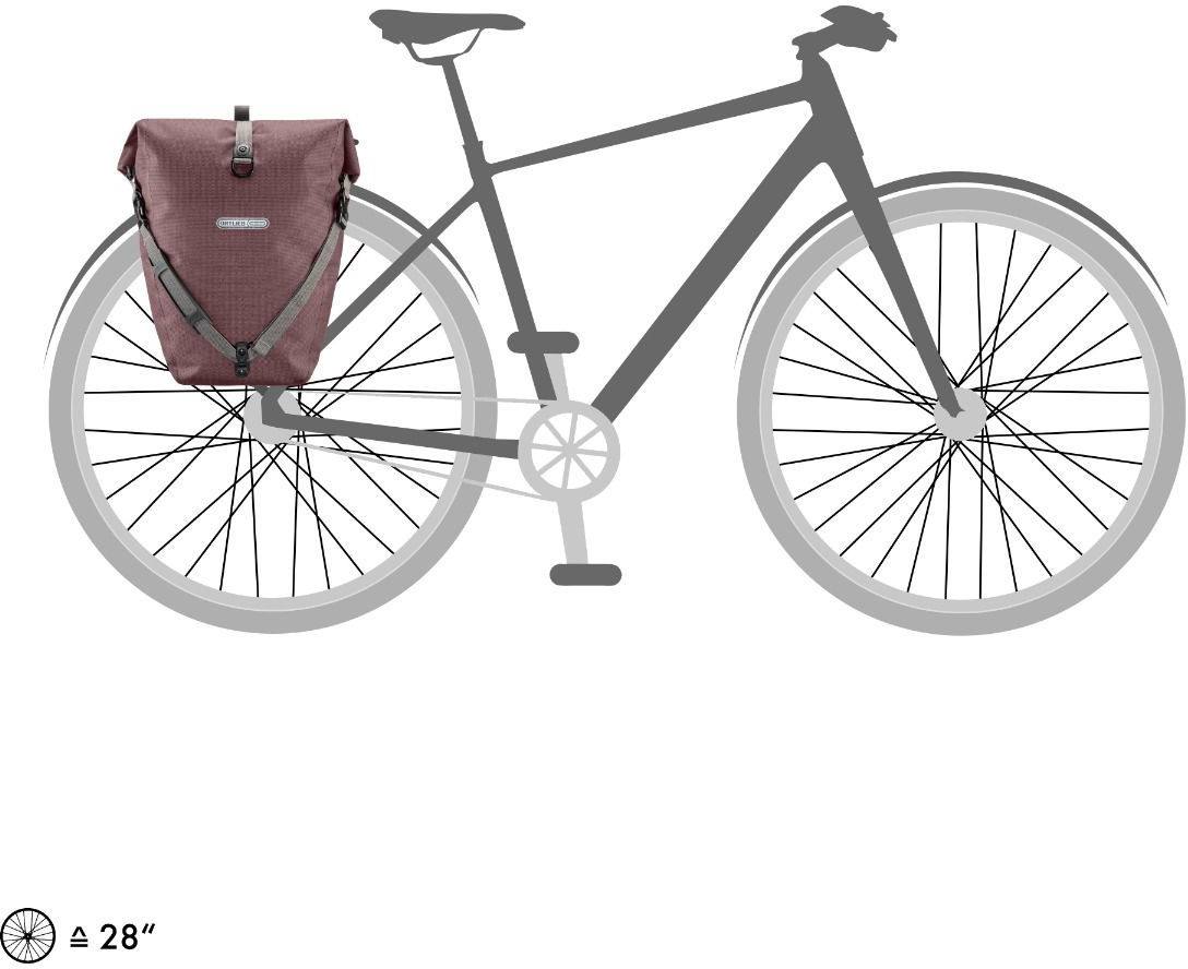 Ortlieb Back-Roller Urban QL2.1, one piece Ashrose 07