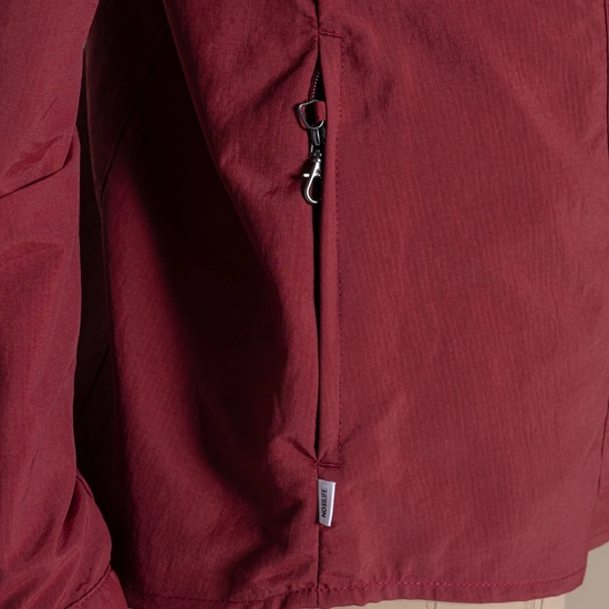 Craghoppers Women's Nosilife Adventure Long Sleeve III Shirt Riad Red 10