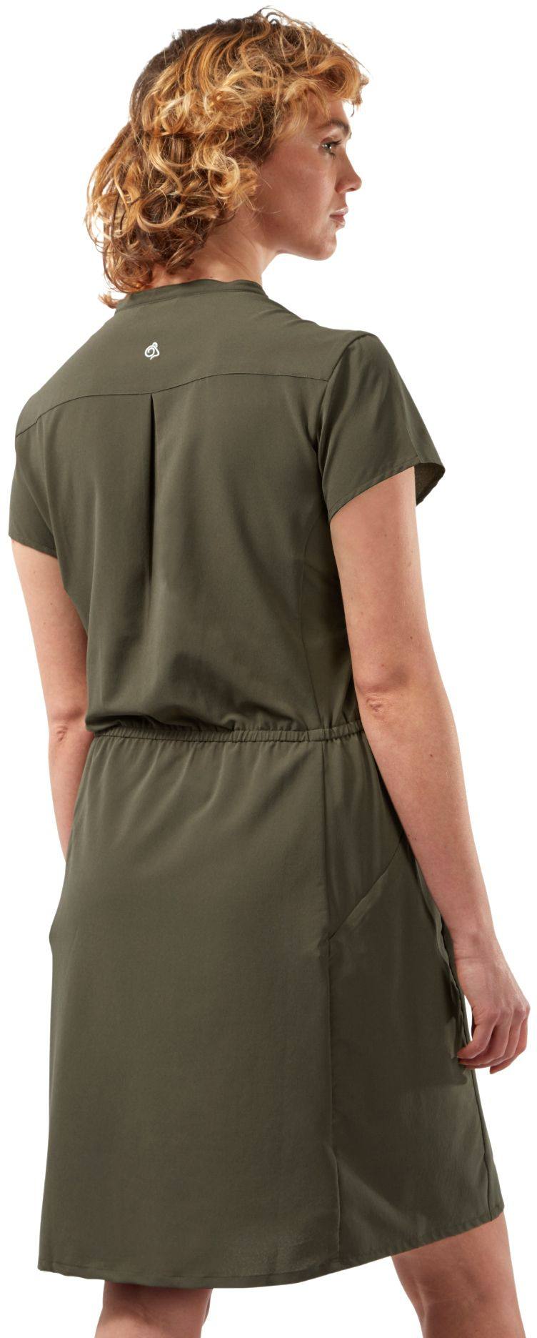 Craghoppers Nosilife Pro W Dress Tummanvihreä 02