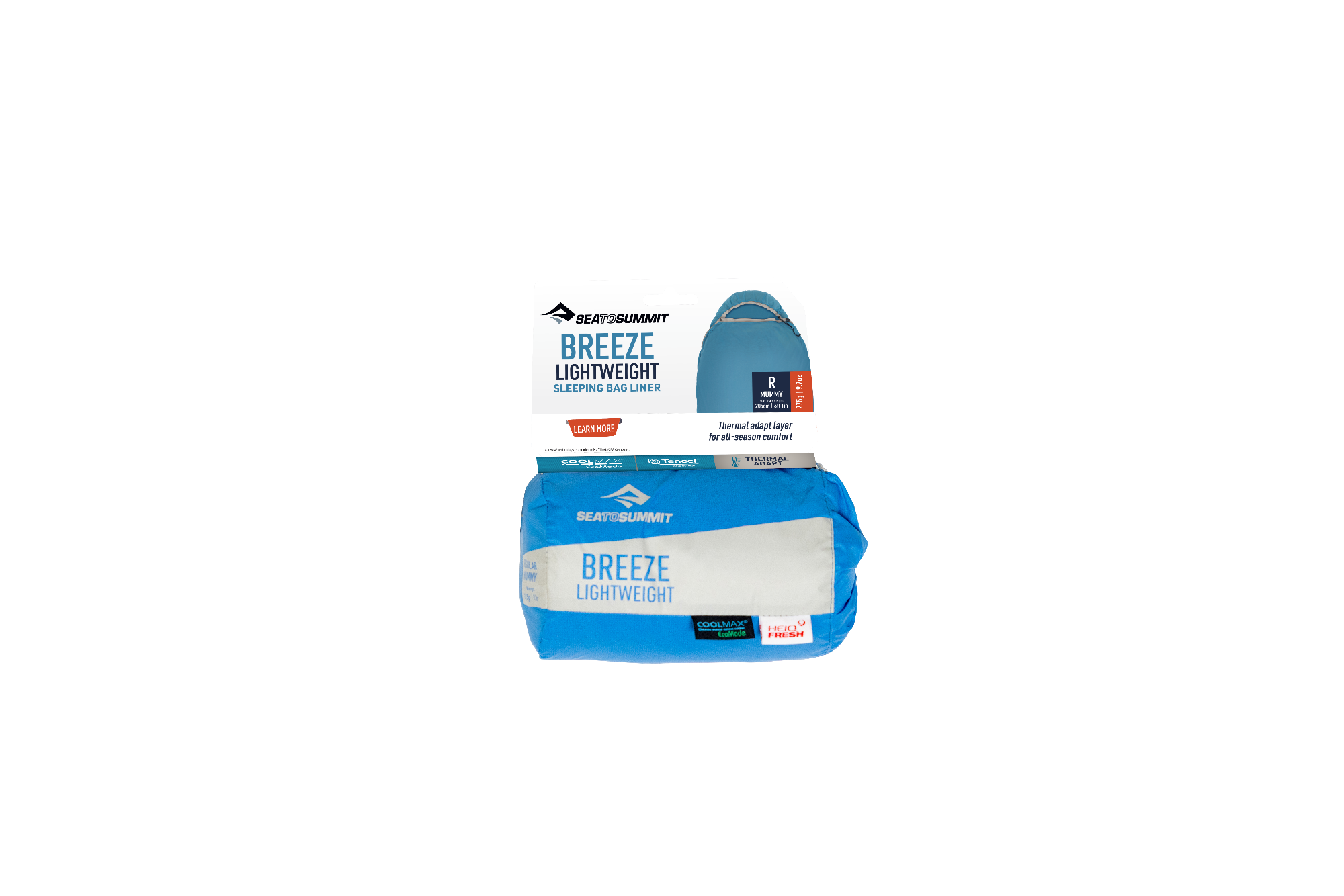 Sea To Summit Breeze Lightweight Liner Regular Blue 03