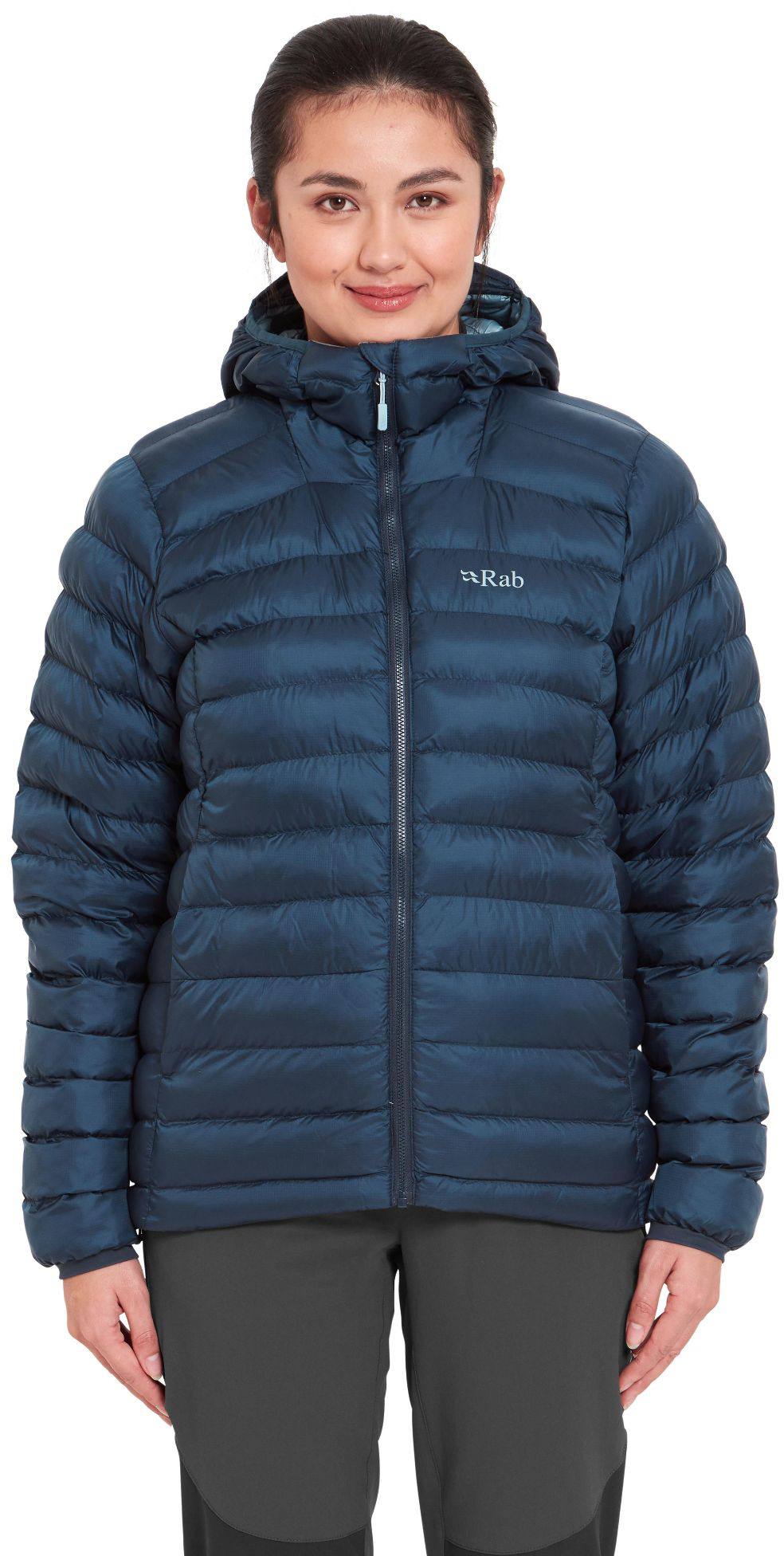 Rab Women's Cirrus Alpine - Naisten kevyttoppatakki Tempest Blue 05