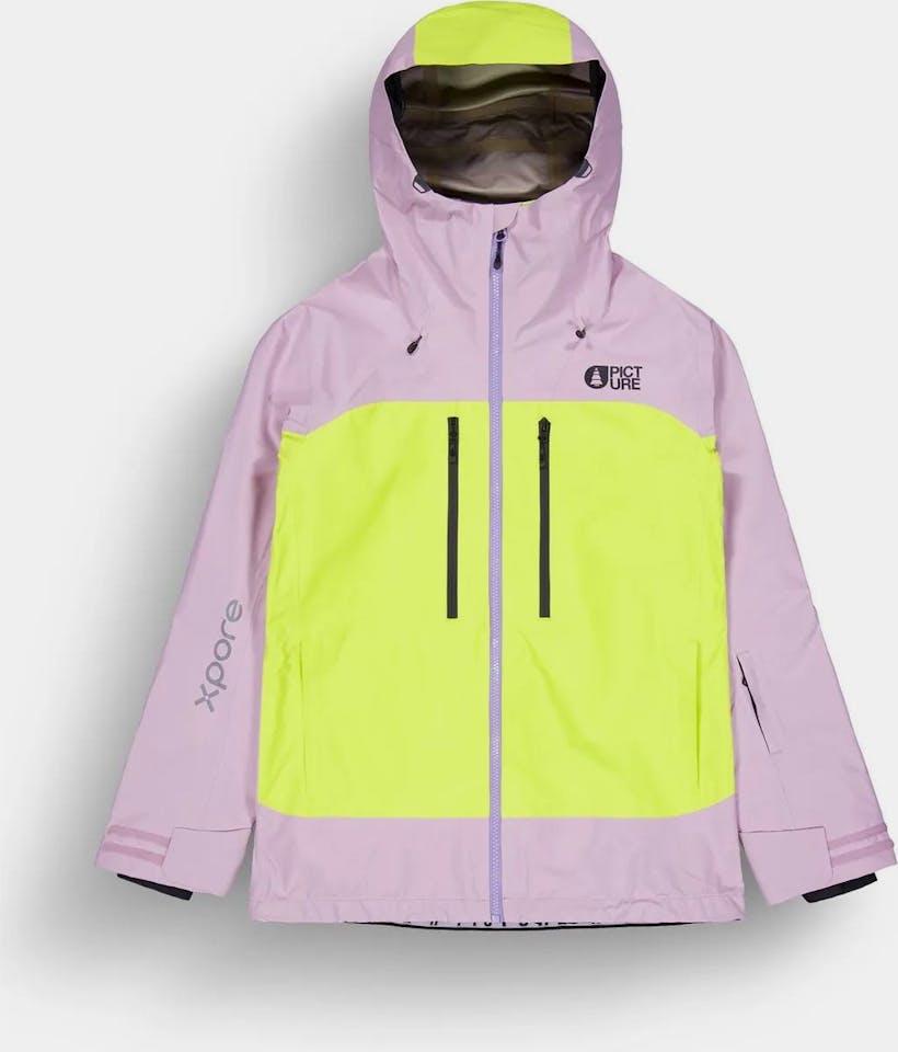 Picture Organic Clothing Women's Acidic 3L Xpore Jacket Orchid Acid Lime 01
