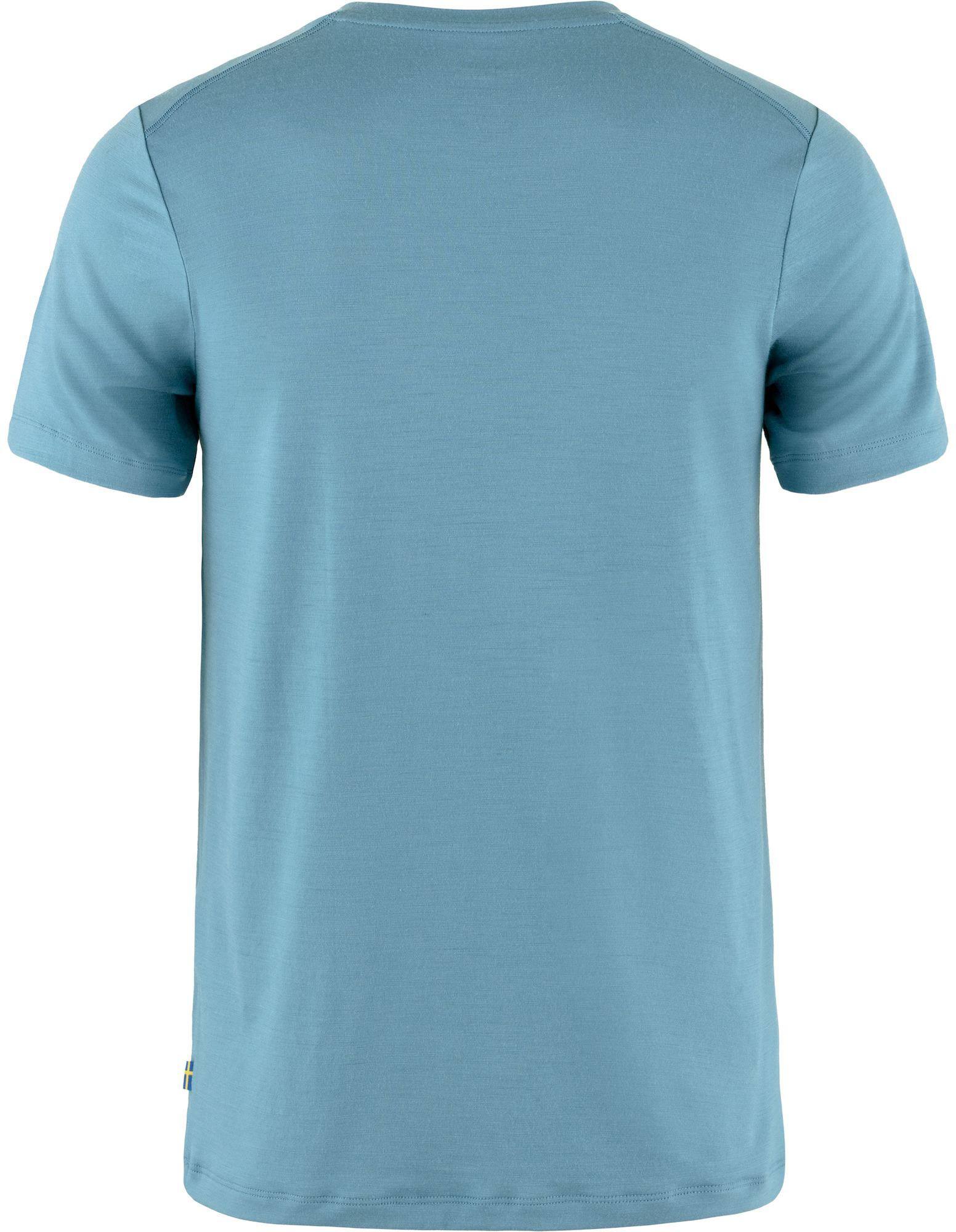 Fjällräven Abisko Wool SS M Vaaleansininen 02