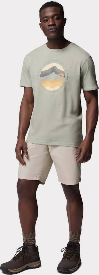 Columbia Men's Path Lake Graph Tee Safari, Stone Green 05