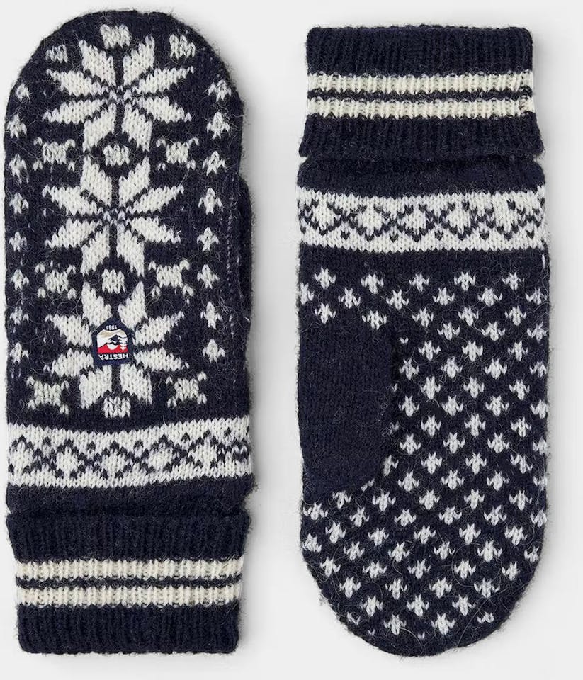 Hestra Isvik Mitts Navy / White 01