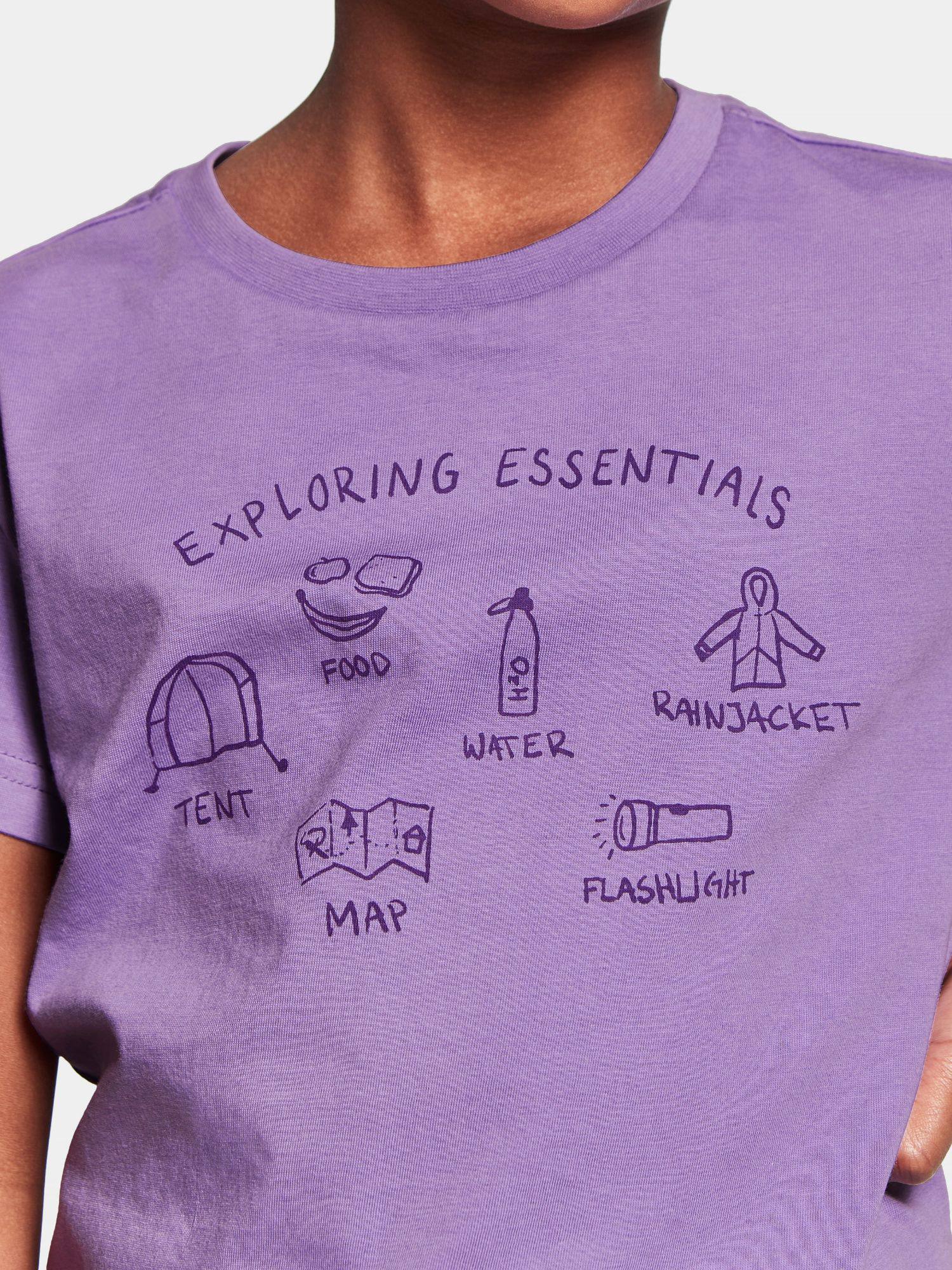 Didriksons Mynta Kids Tee Explore Purple 02