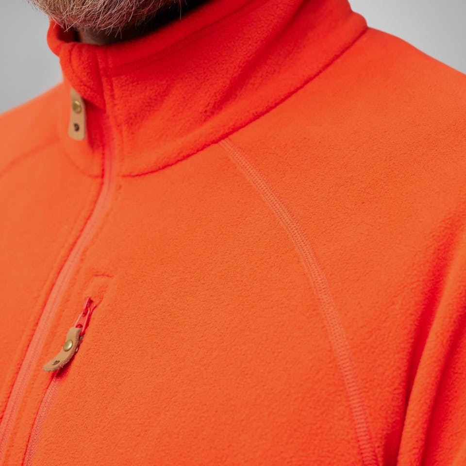 Fjällräven Men's Övik Lite Fleece Half Zip Black 07