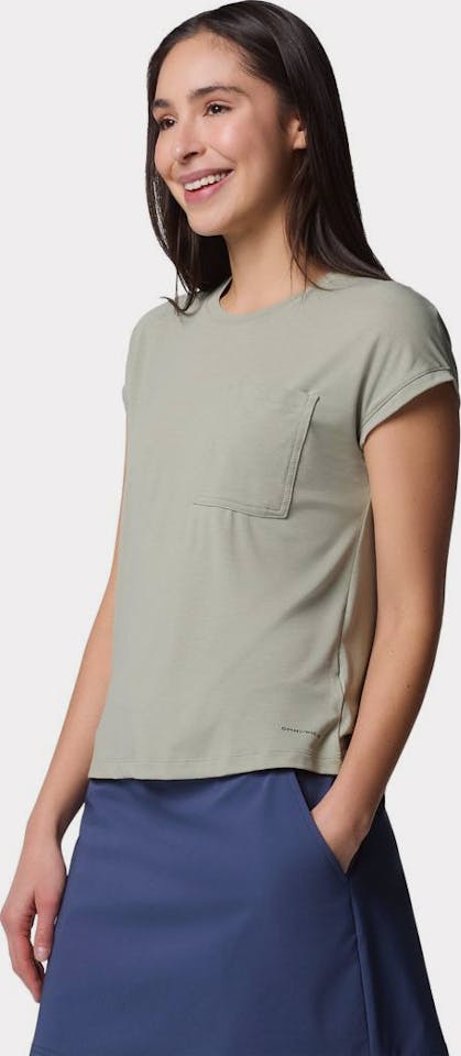Columbia Women's Boundless Trek Tee SS Safari 01
