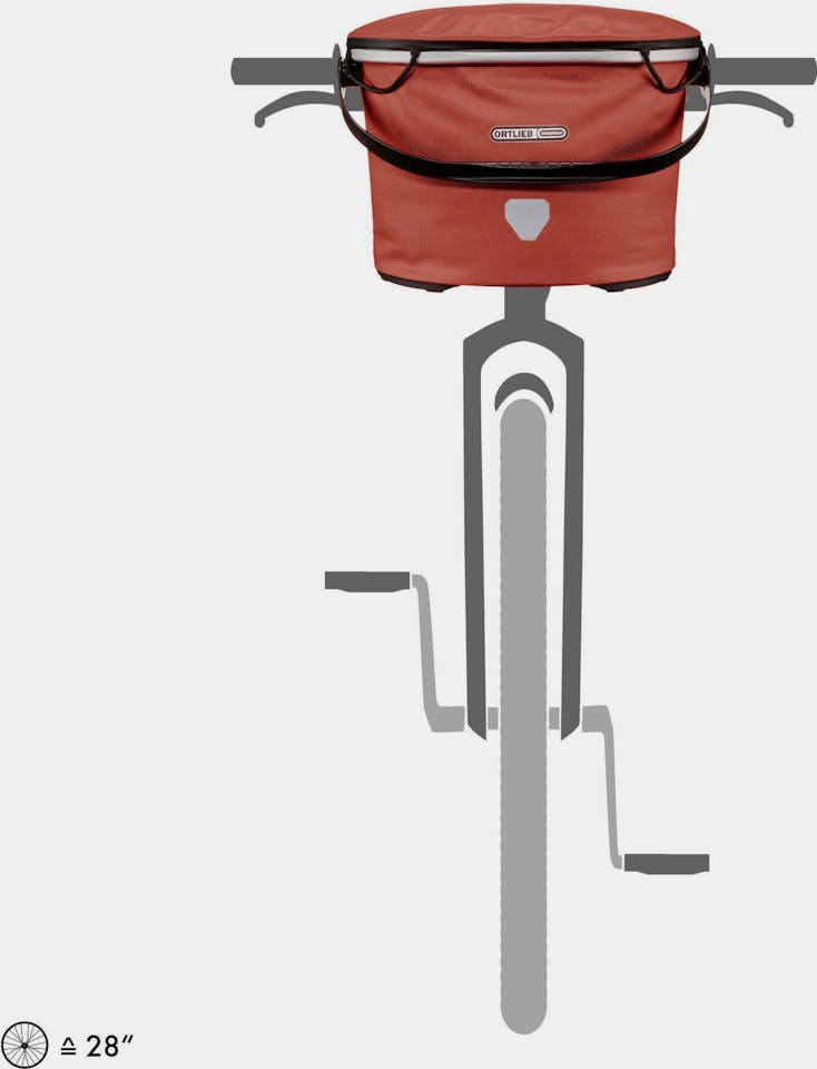 Ortlieb Up-Town Rack City Punainen 02