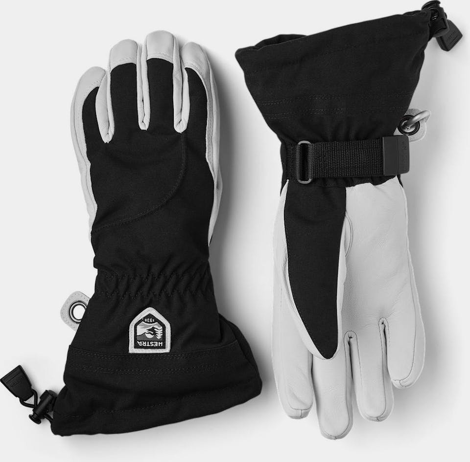 Hestra Army Leather Heli Ski Female Gloves Musta 01
