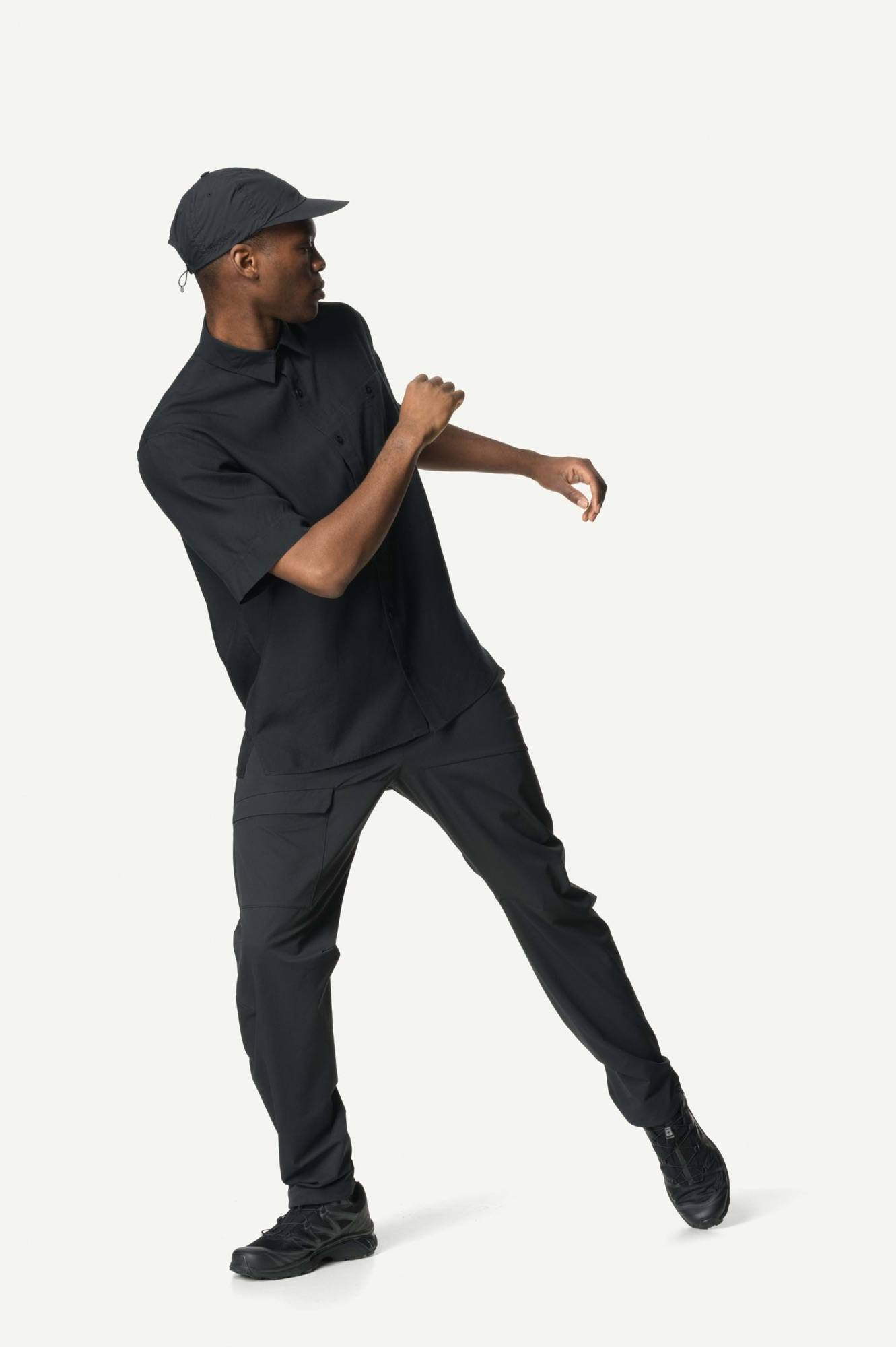 Houdini Men's Tree Short Sleeve Shirt Black 07