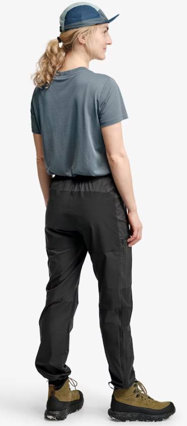 Lundhags Women's Tived Light Windbreaker Pant Black 02