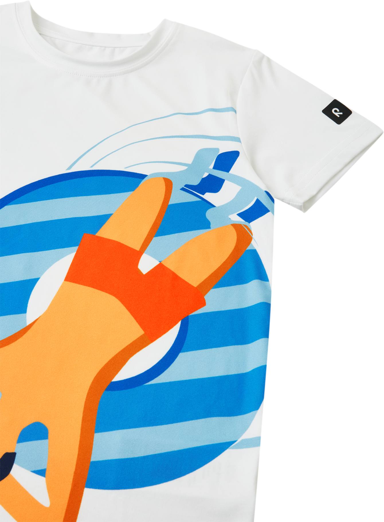 Reima Vauhdikas Tee White 04