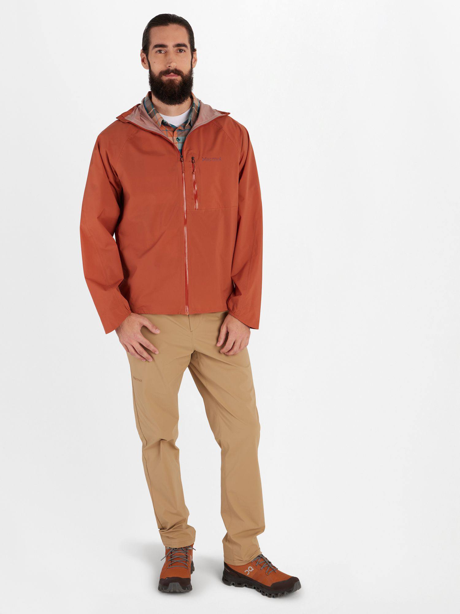 Marmot Men's Superalloy Bio Rain Jacket Auburn 04