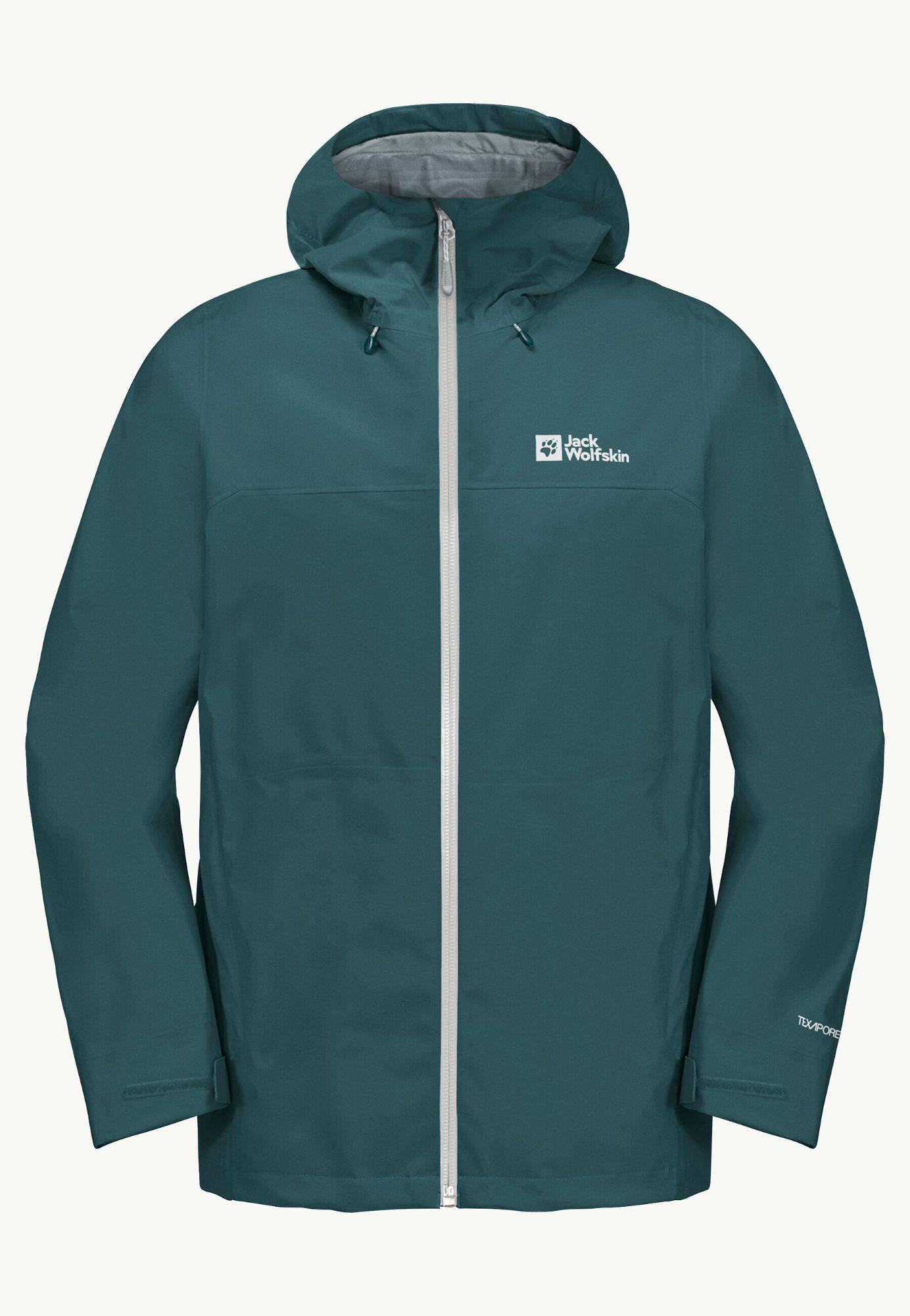 Jack Wolfskin Men's Highest Peak 3L Jacket Emerald 06