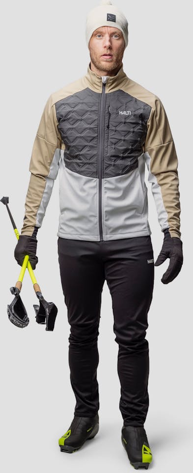 Halti Men's Framover XC Hybrid Jacket Beige 01