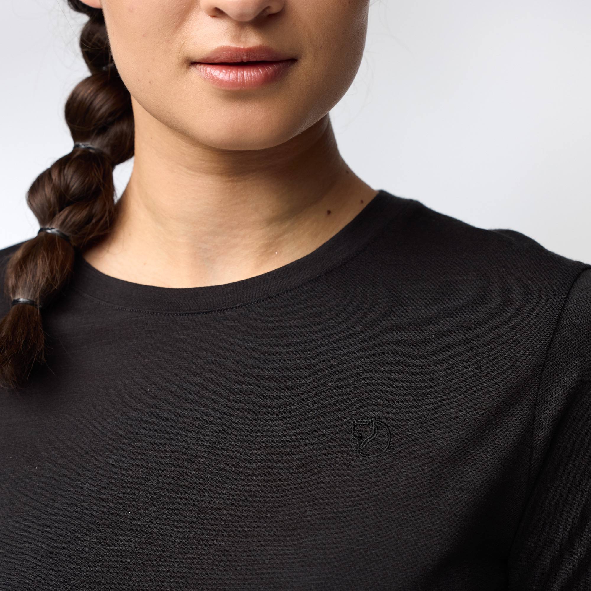 Fjällräven Women's Abisko Wool LS Musta 07