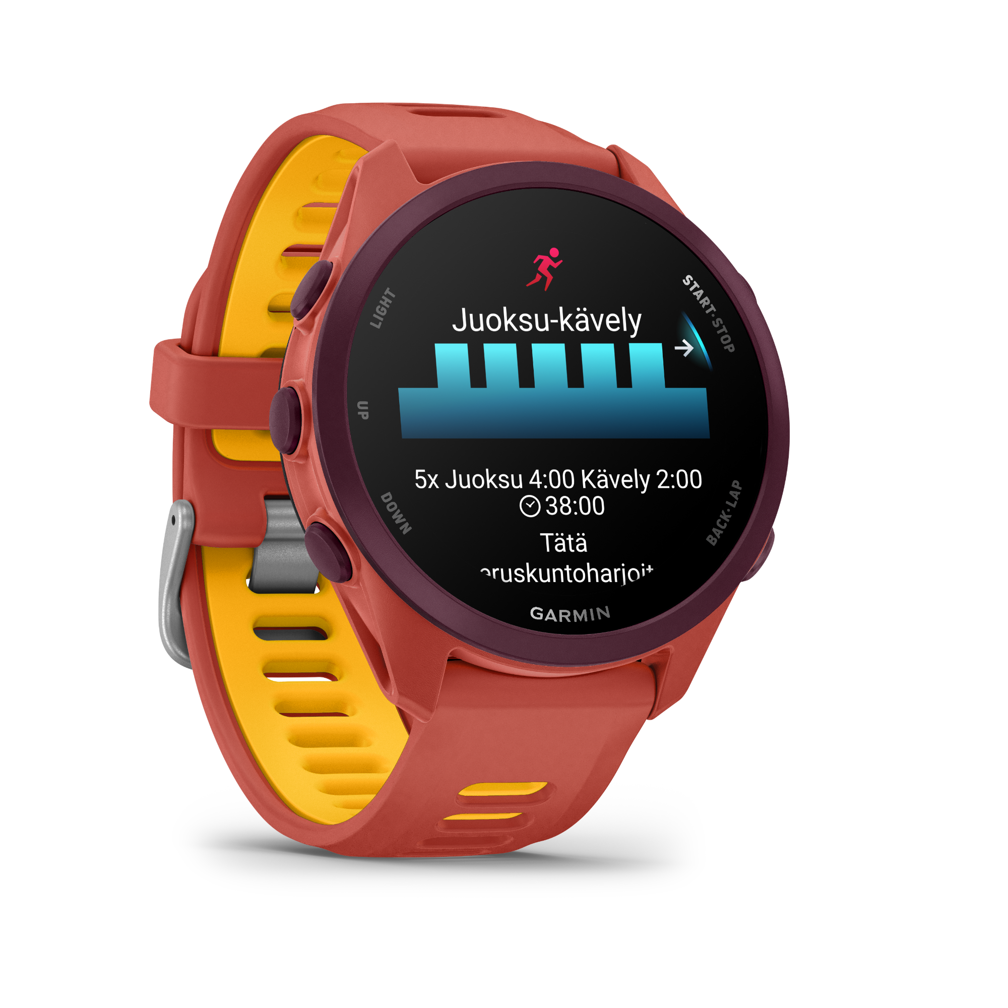 Garmin Forerunner 170 Music Red Pink/Mango  17