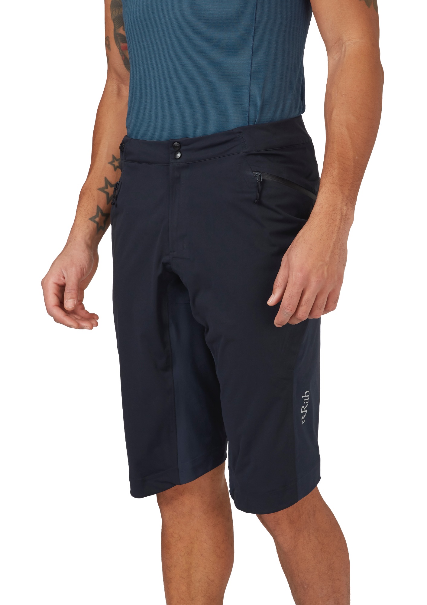 Rab Men's Cinder Kinetic Shorts Beluga 13