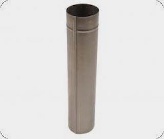Stove pipe piece, 85 mm
