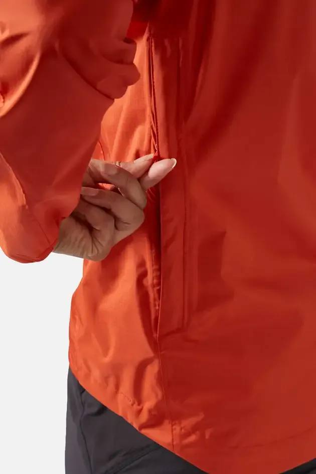 Rab Women's Cinder Downpour Jacket Punainen 06