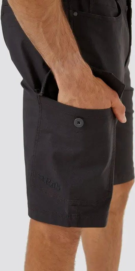 Rab Men's Radius Cargo Shorts Anthracite 05