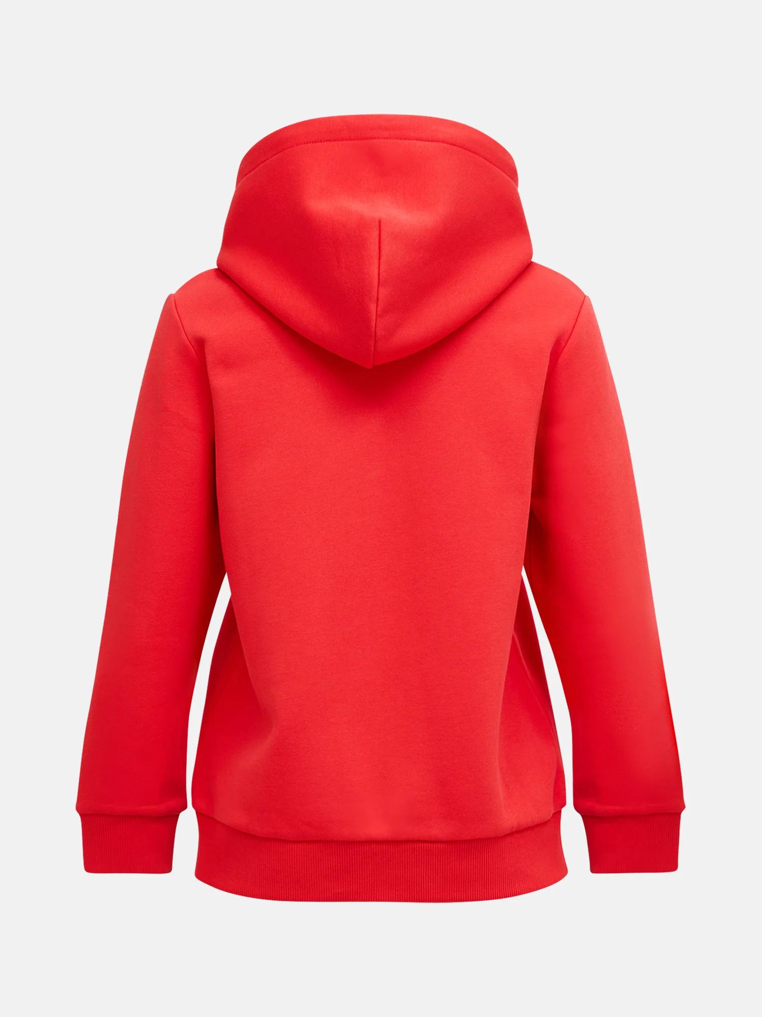 Peak Performance Women's Original Small Logo Zip Hood Brilliant red 04