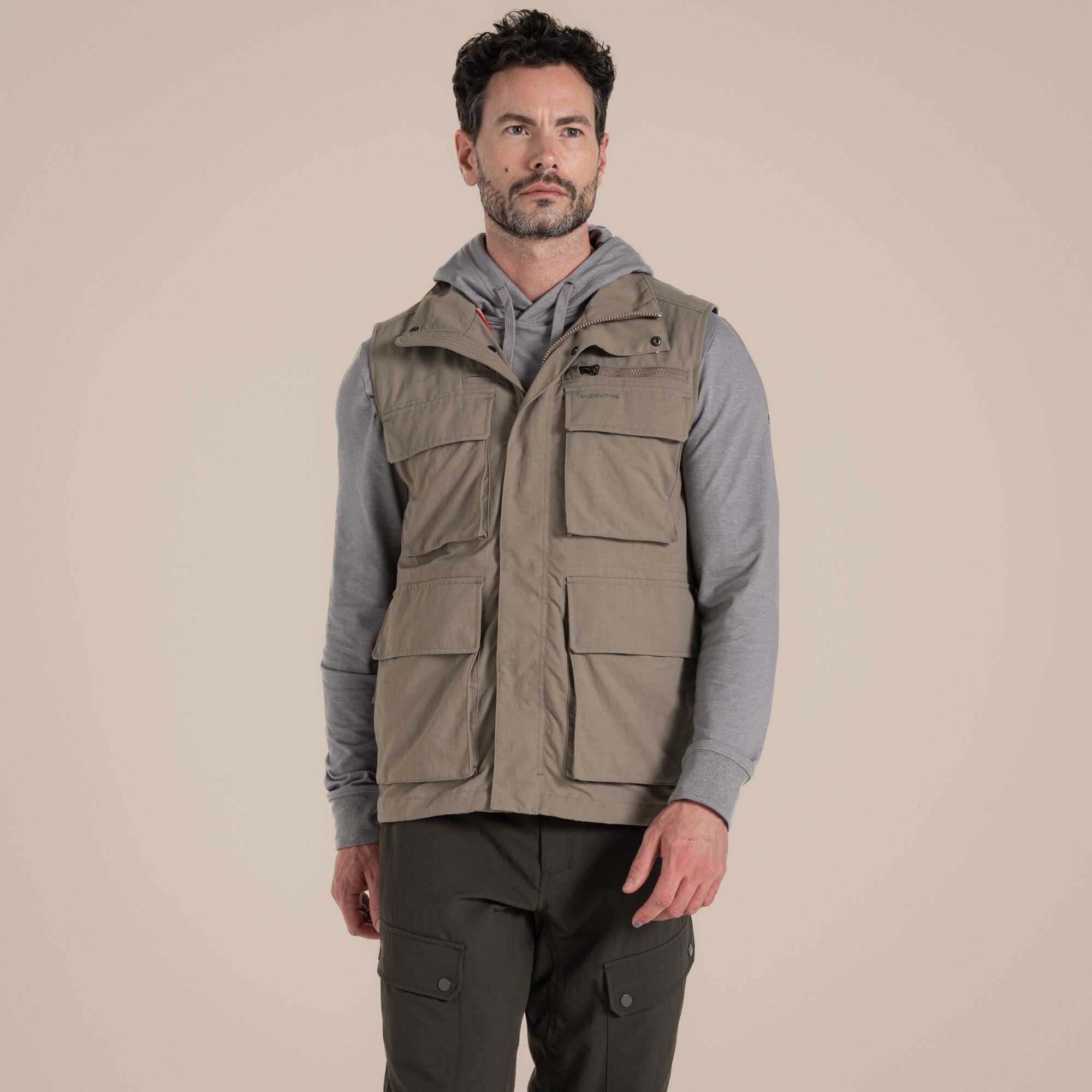 Craghoppers Men's Adventure Gilet IV Pebble 04