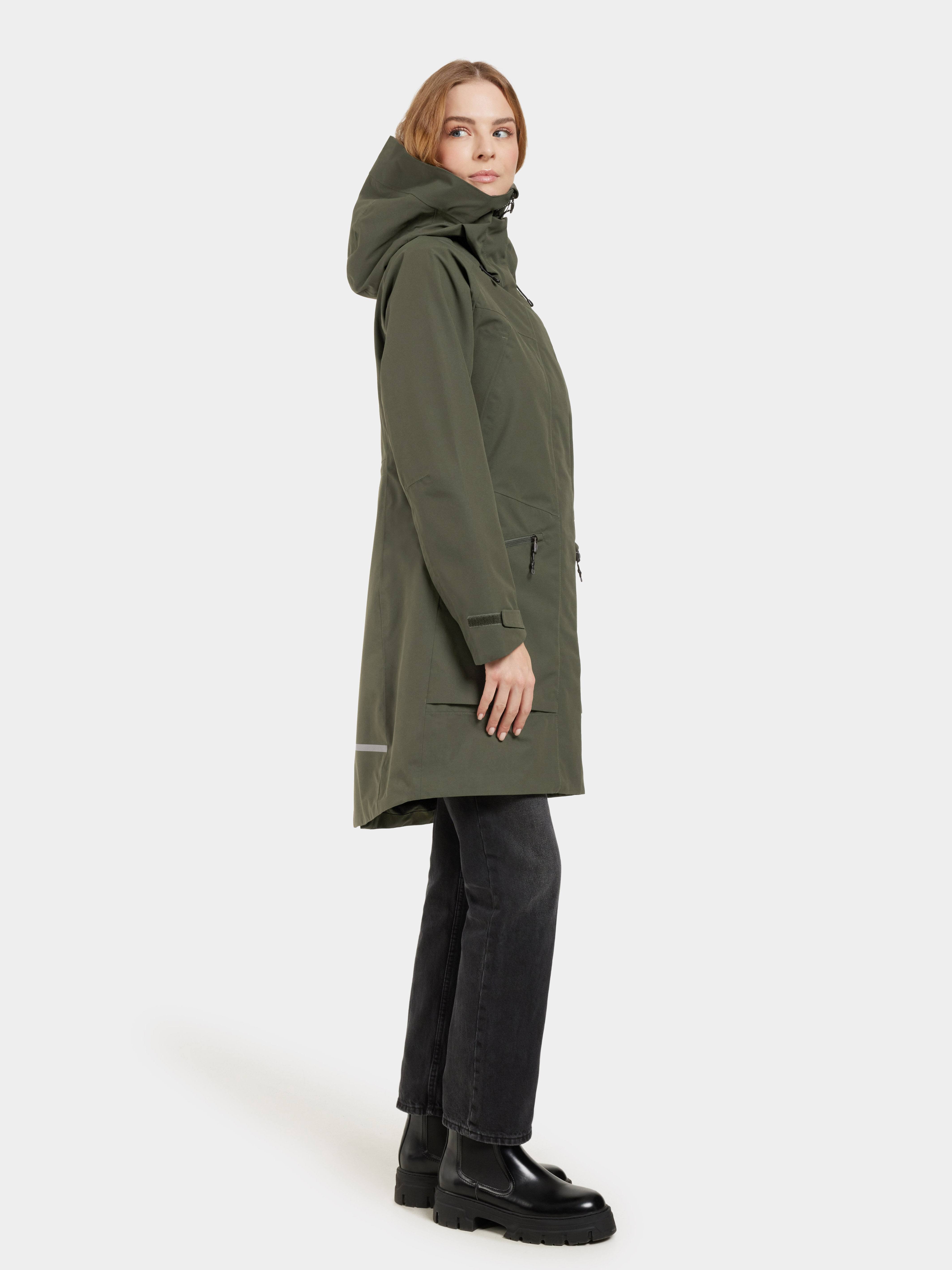 Didriksons Women's Ilma Parka 8 Deep Green 05
