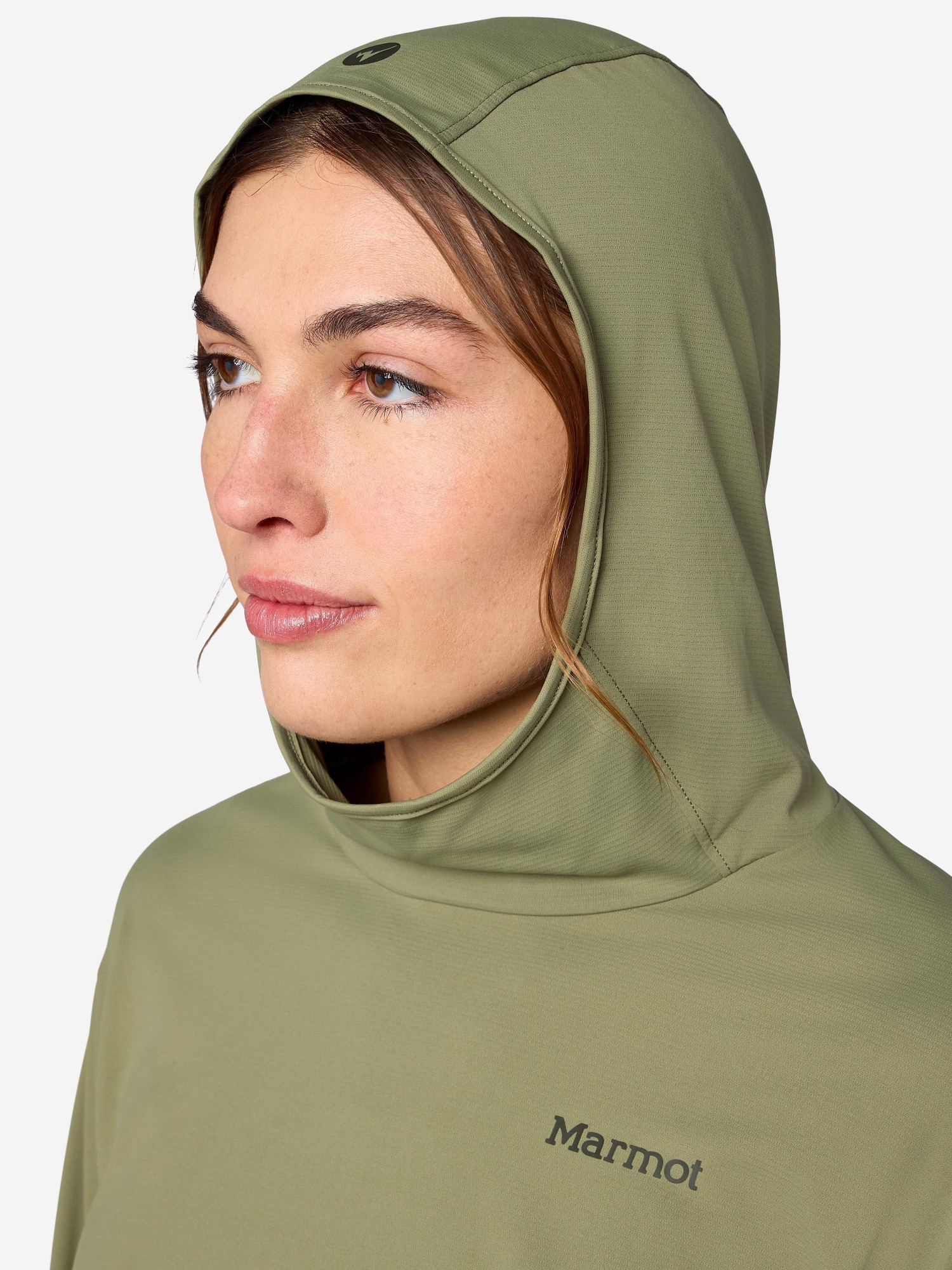 Marmot Women's AirExchange Hoody Olive Grove 03