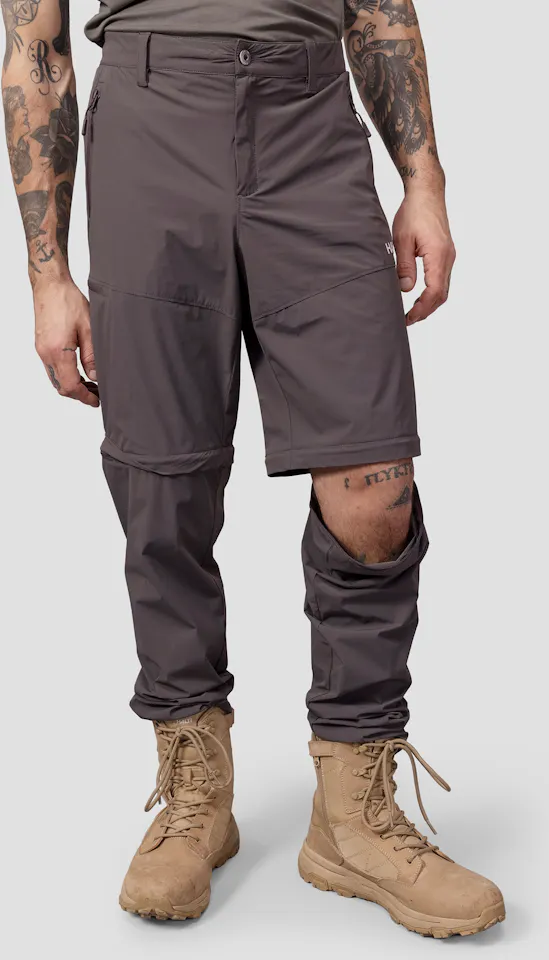 Halti Men's Pallas Cool Stretch Zipoff Pant Grey 05