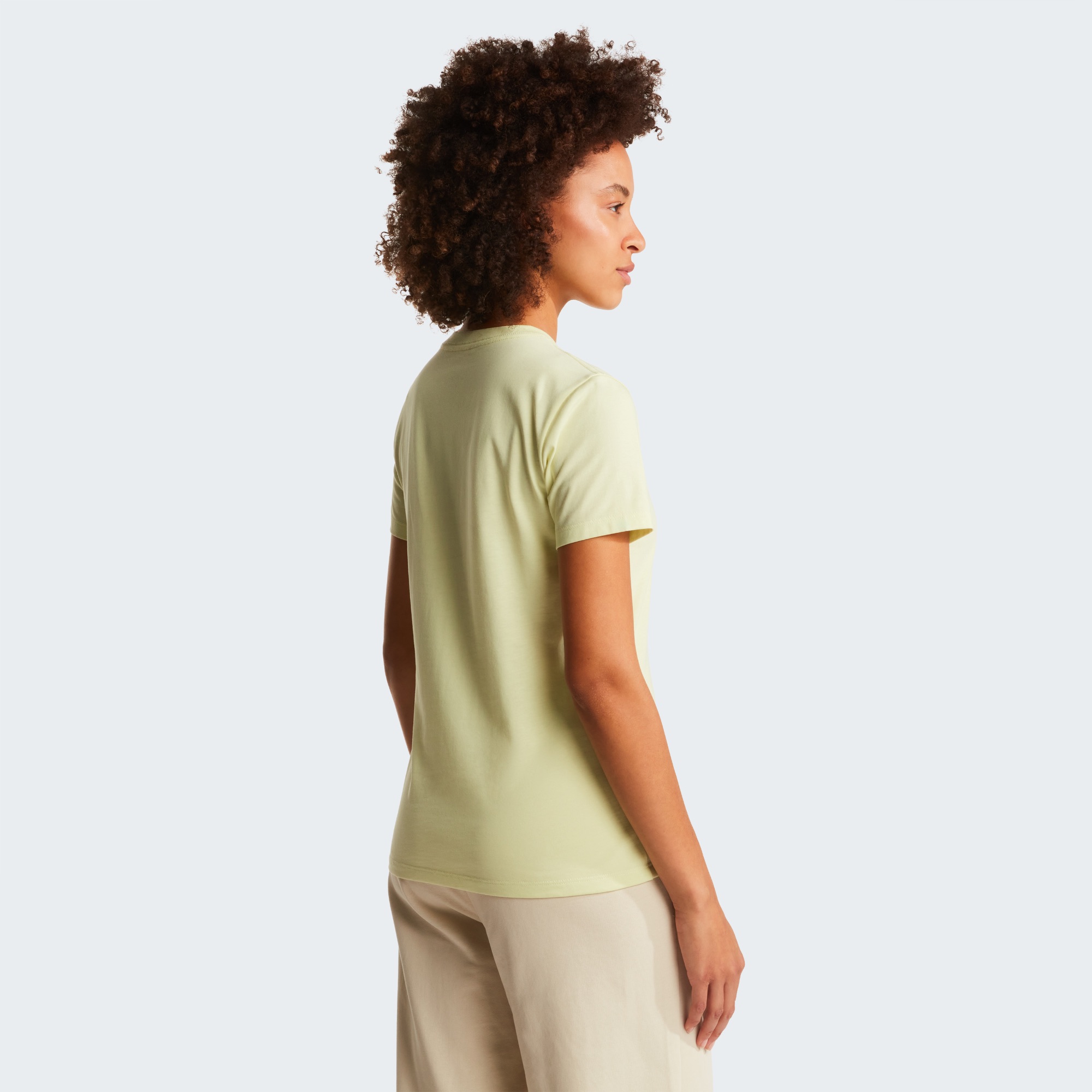 The North Face Women's Evolution Simple Dome Slim Short Sleeve Lemon Mist 04