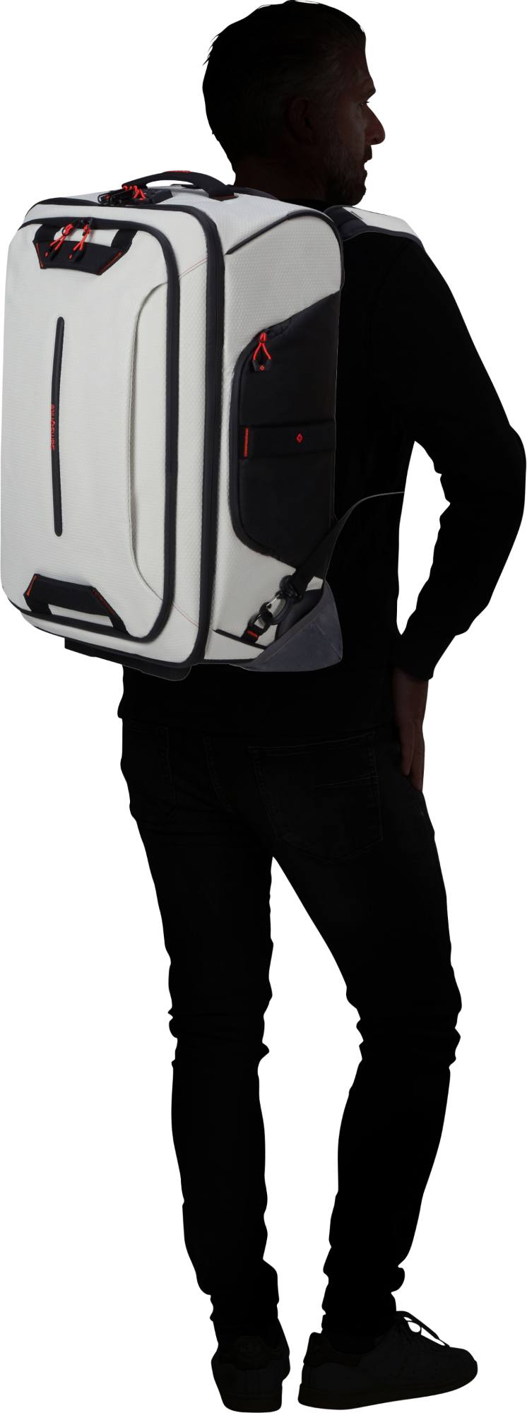 Samsonite Ecodiver Duffle 55 Wheel Backpack Valkoinen 04