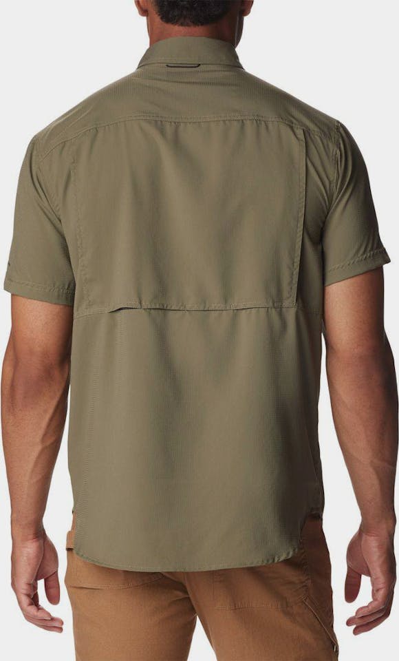 Columbia Men's Silver Ridge Utility Lite Short Sleeve Tummanvihreä 05