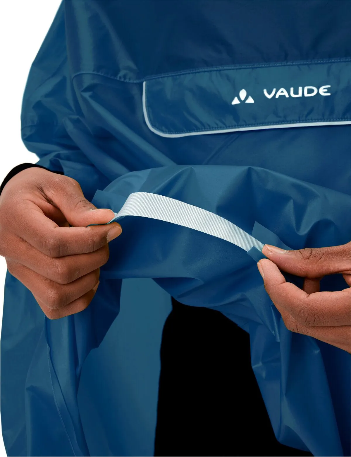 Vaude Valdipino Poncho Blue 04