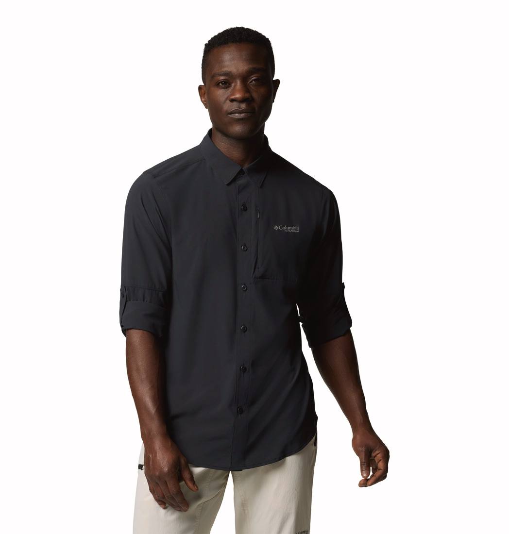 Columbia Men's Cirque River Vent LS Shark 07