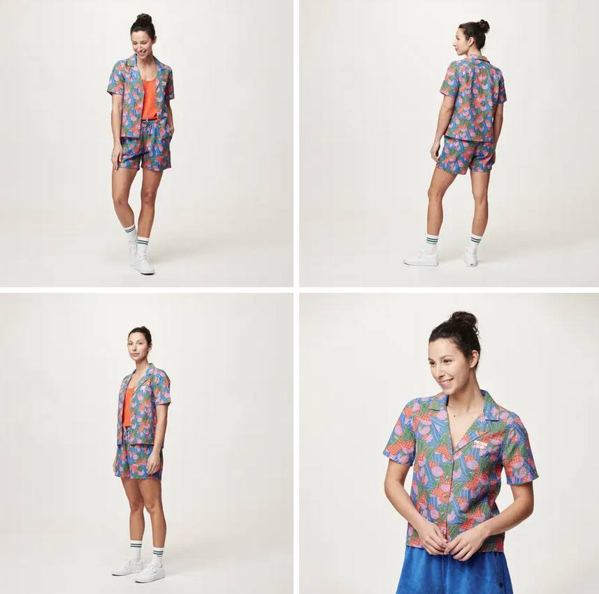Picture Organic Clothing Women's Kintha Shirt Printed Pattern 03