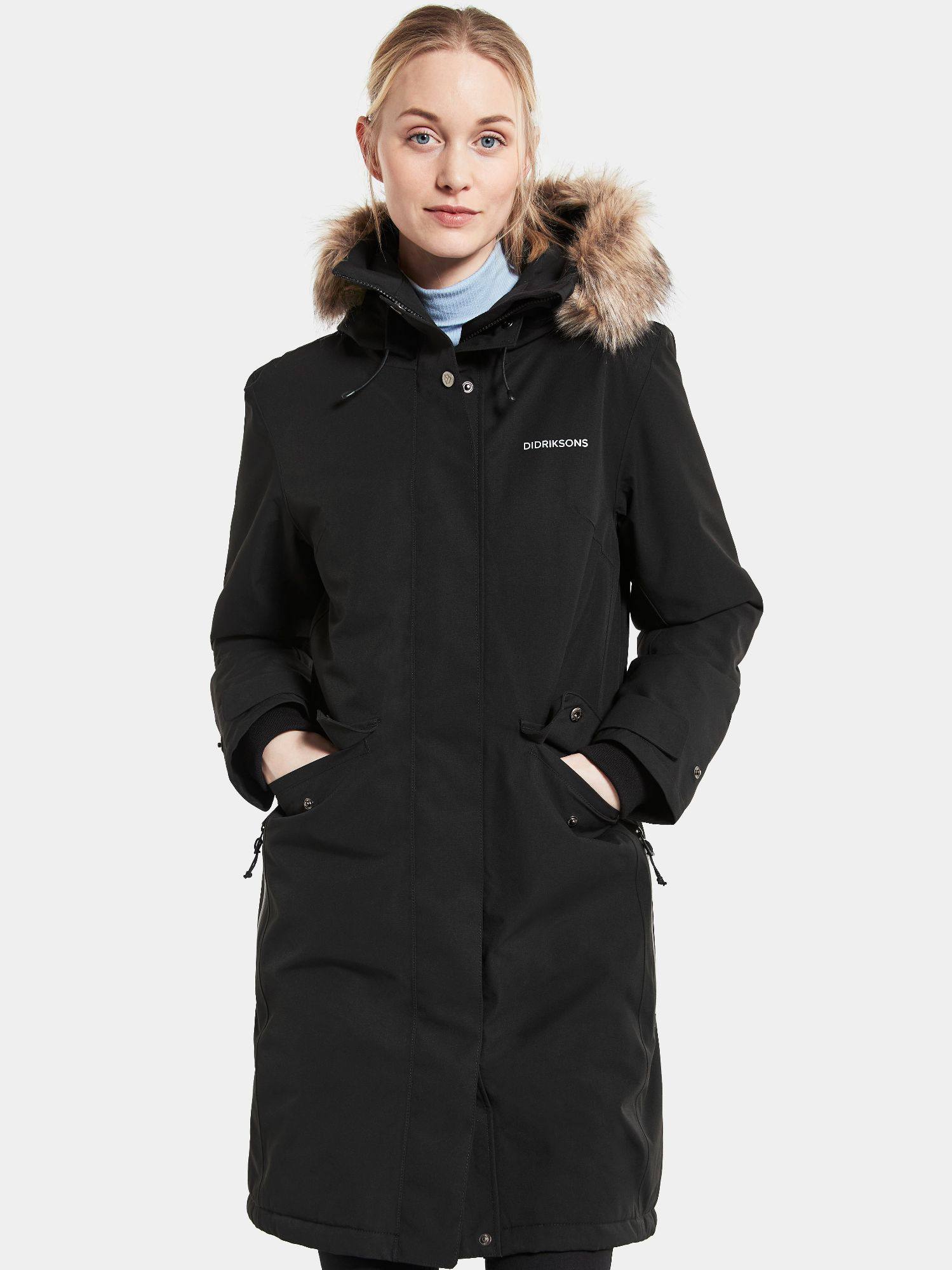 Didriksons Women's Erika Parka 3 Musta 12