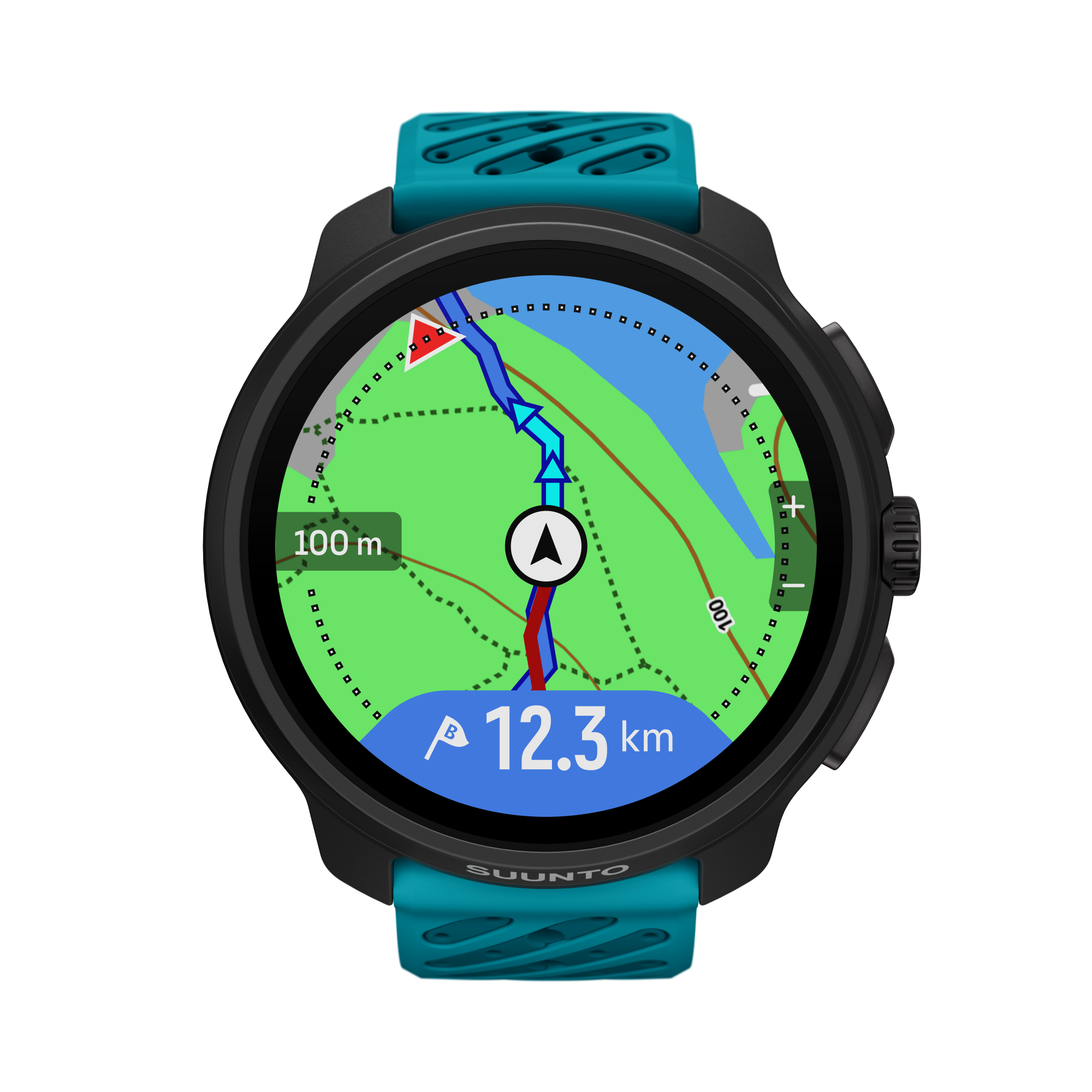 Suunto Race 2 Stainless Steel Wave Blue  07