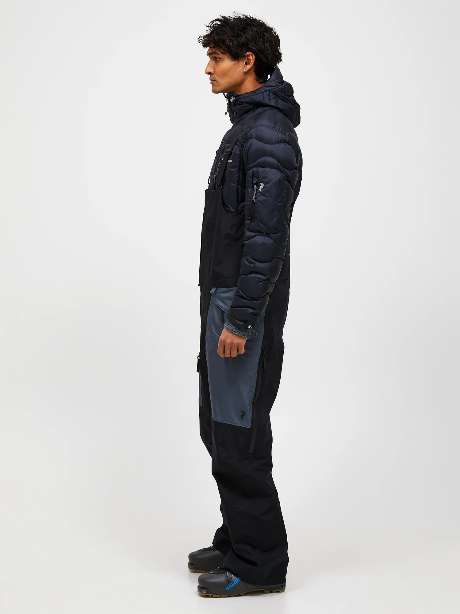 Peak Performance Men's Vertical GTX Pro 3L Shell Bib Pants Black / Mountain Mist 06