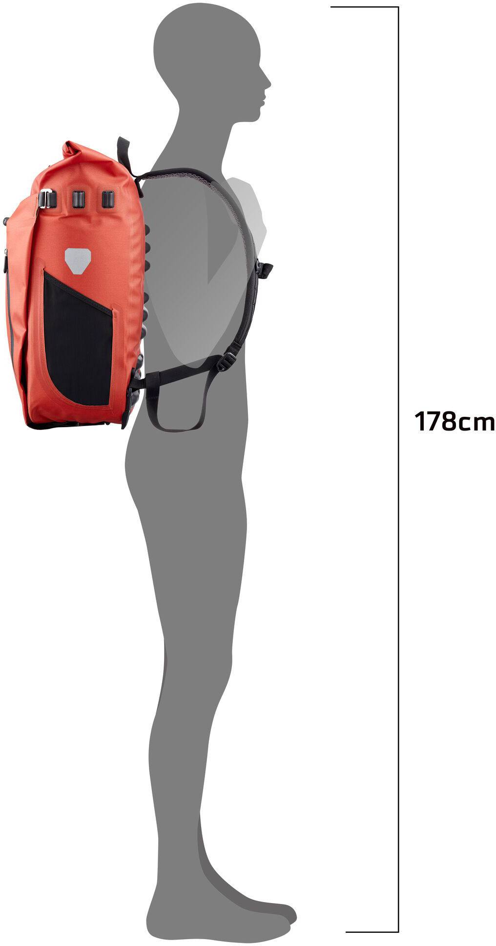 Ortlieb Vario QL3.1 26L Punainen 03