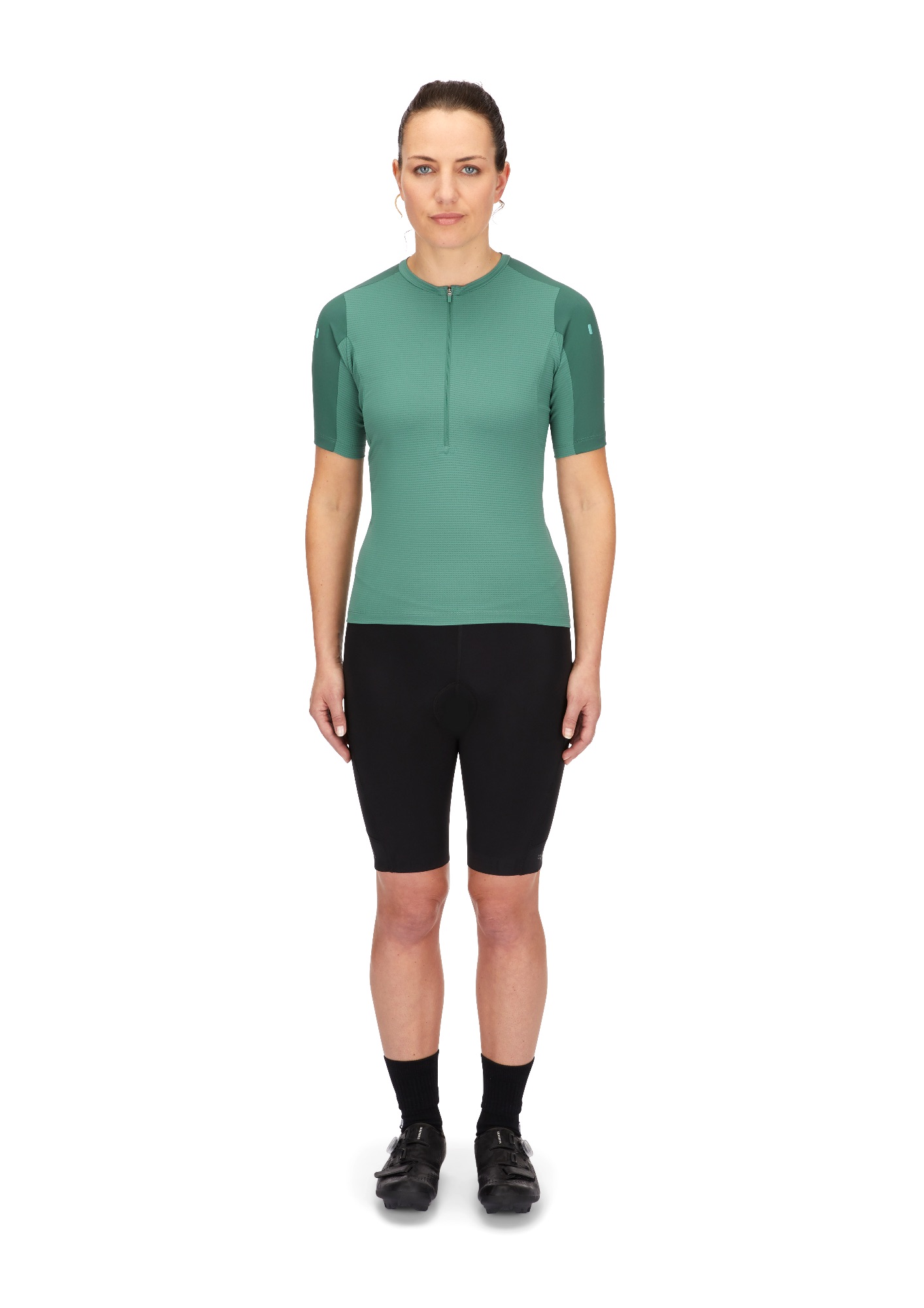 Rab Women's Cinder Tract Jersey Green Slate / Eucalyptus 04