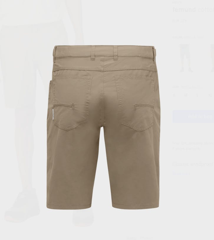 Norrøna Men's Femund Cotton Shorts Winter Twig 06