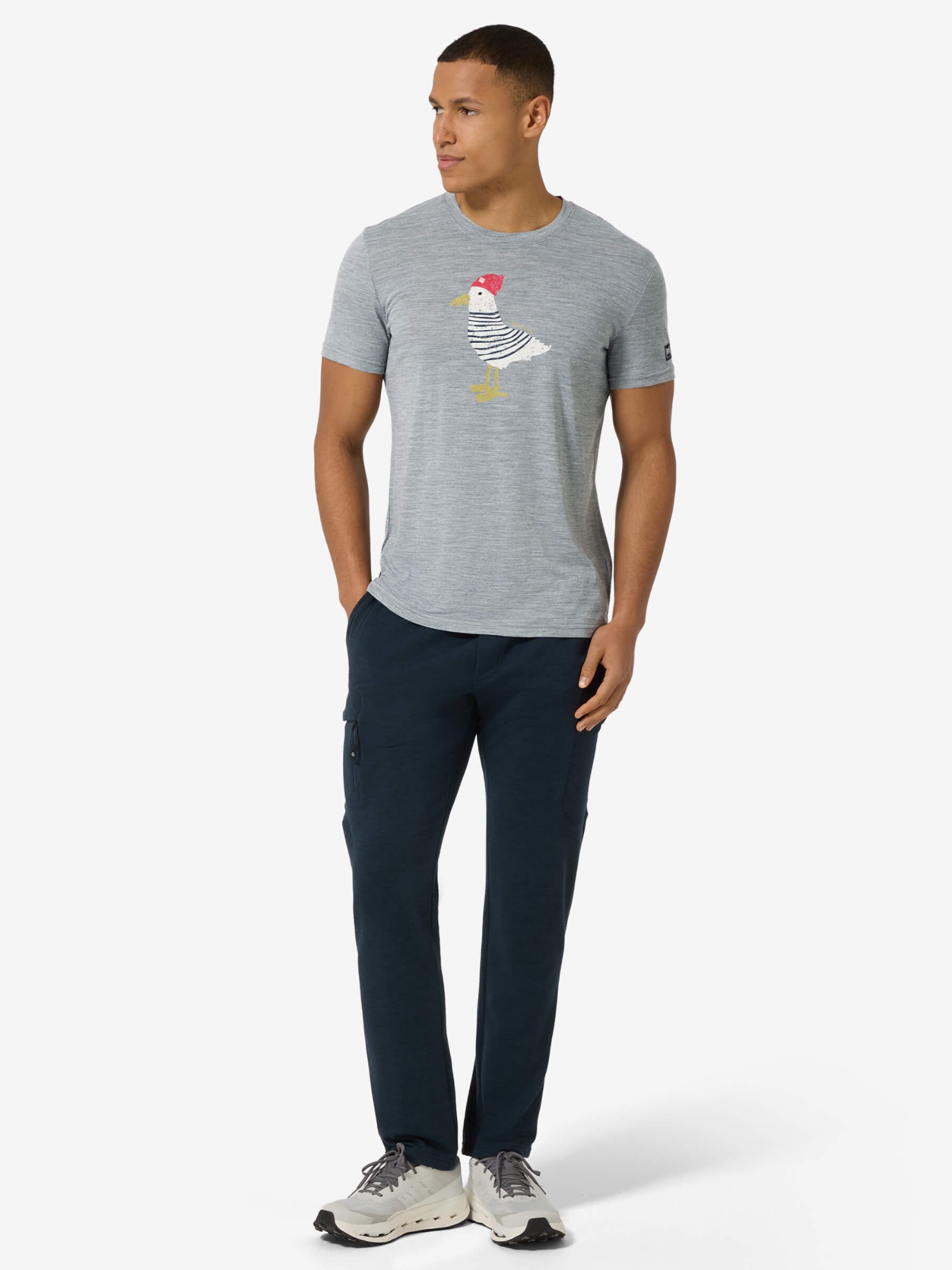 Supernatural Men's Johnny Tee Vaaleanharmaa 03