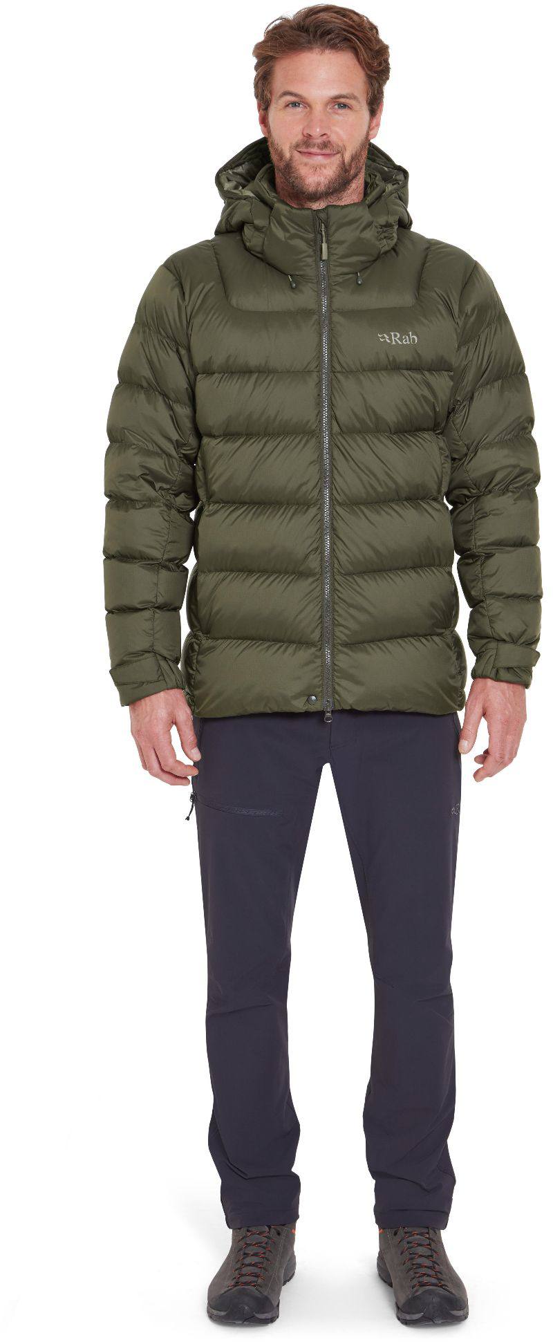 Rab Men's Ascent Jacket - Miesten untuvatakki Musta 07
