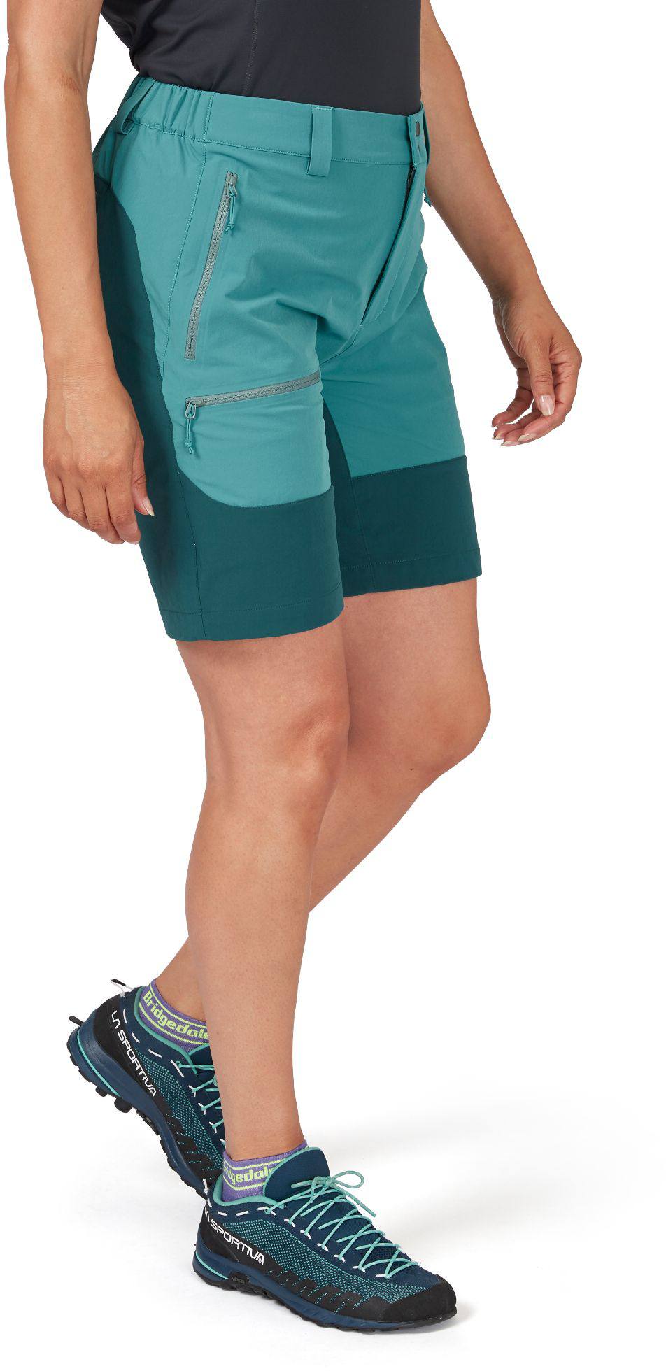 Rab Women's Torque Mountain Shorts 8" Turquoise 08
