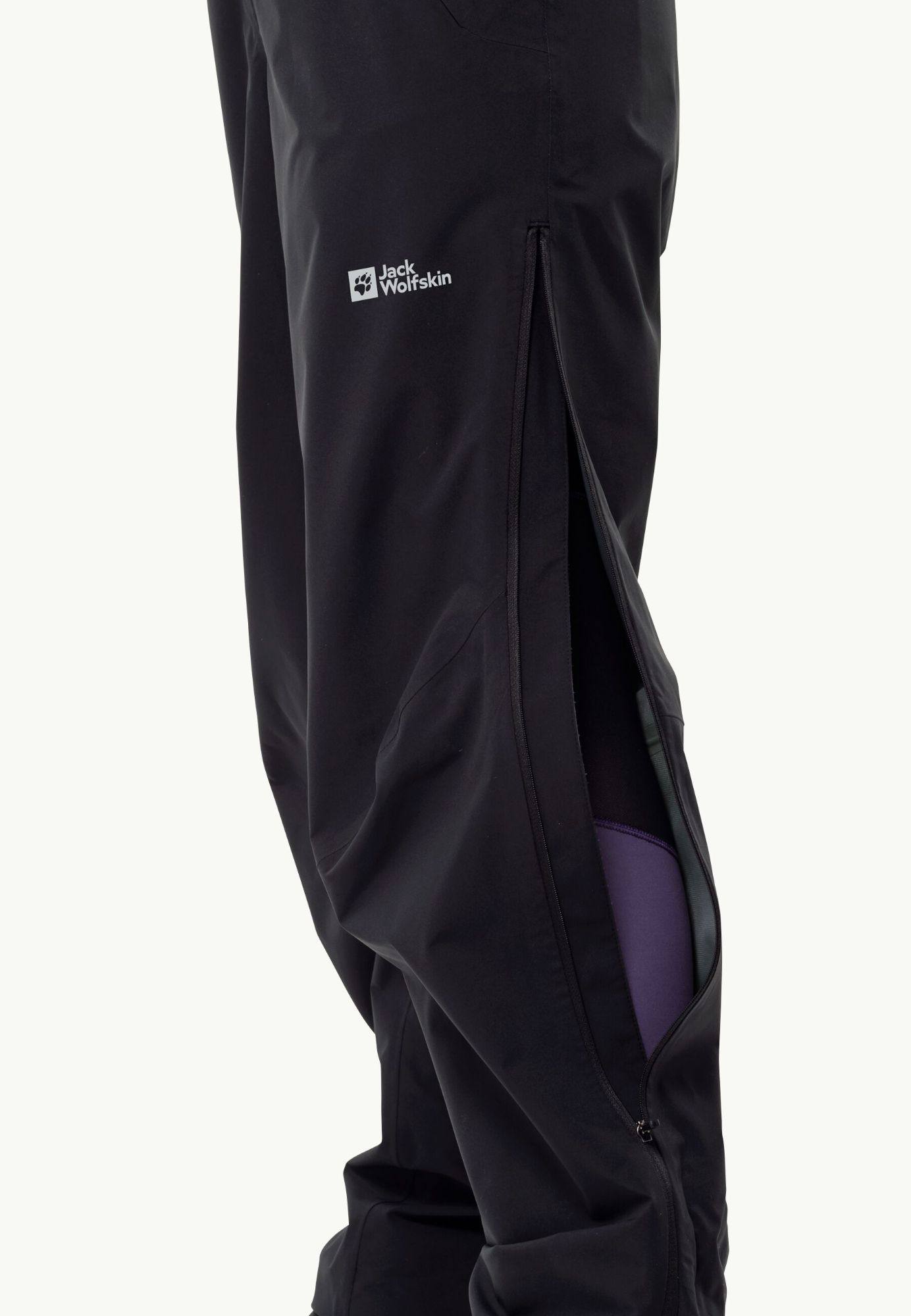 Jack Wolfskin Women's Rainy Days 3L Pants Musta 02