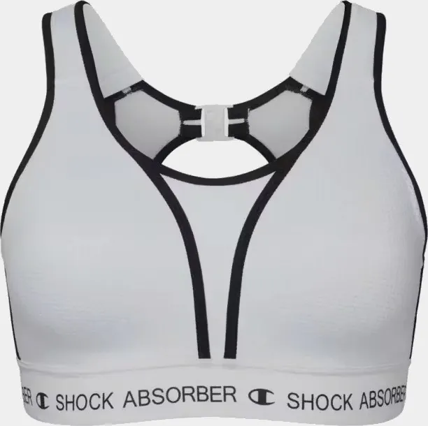 Shock Absorber Ultimate Run Bra Padded E-cup Valkoinen 01