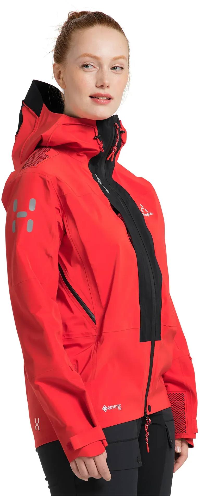 Haglöfs Women's L.I.M ZT MTN GTX Pro Jacket Punainen / Musta 04