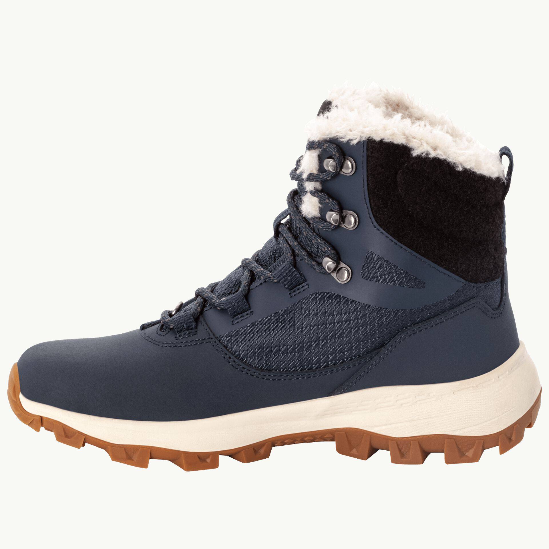 Jack Wolfskin Women's Everquest Texapore High - Naisten talvikengät Sininen / Valkoinen 04